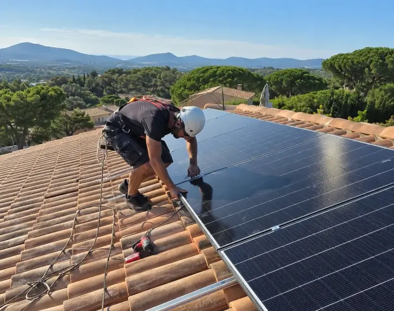 Installateur panneaux solaires Jarcieu — pose photovoltaïque sur toiture