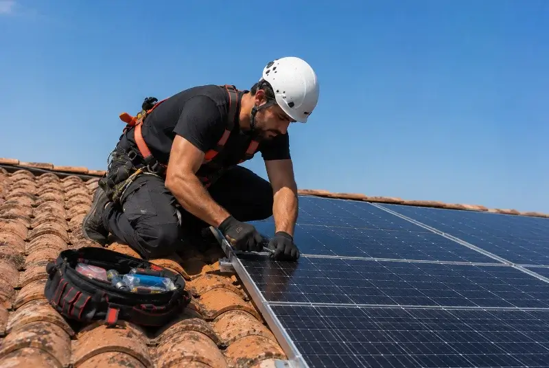 Maintenance et monitoring de panneaux solaires à Jarcieu