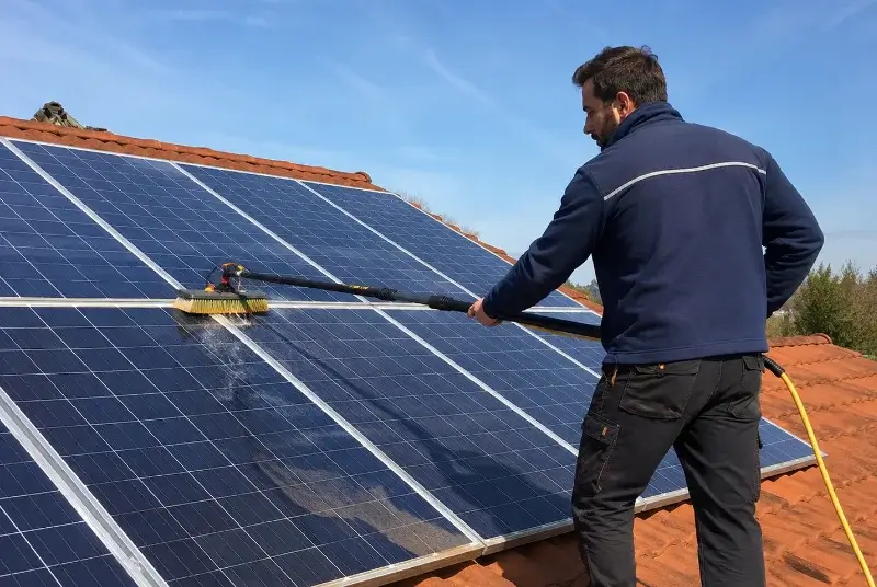 Nettoyage et entretien de panneaux solaires à Jarcieu